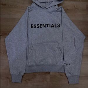 Essentials Charcoal Gray Hoodie